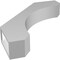 Ekena Millwork 3 1/2-in. W x 20-in. D x 24-in. H Legacy Architectural Grade PVC Knee Brace BRCP035X20X24LEC - alternate 3